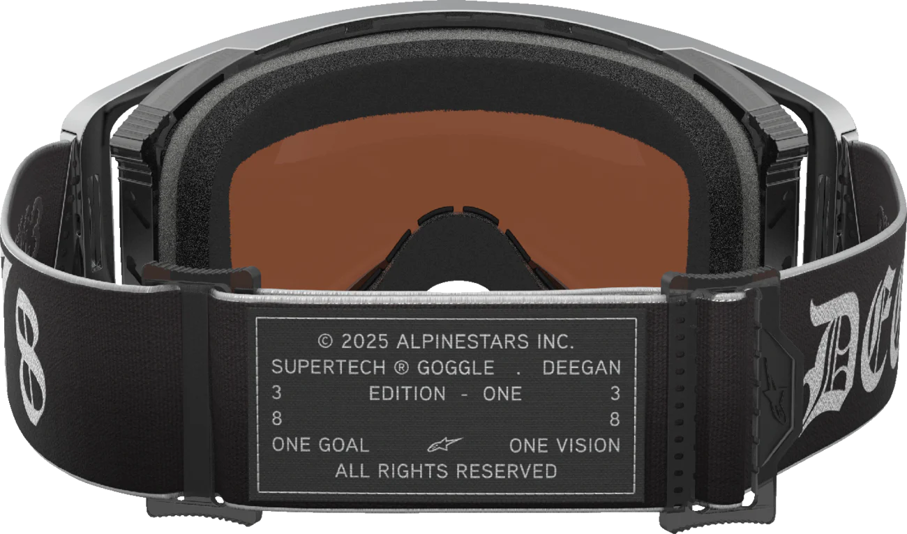 ALPINESTARS GOGGLES Supertech Goggle - Deegan 38 XXV - Silver Mirror Lens 5100926-1884 - Image 4