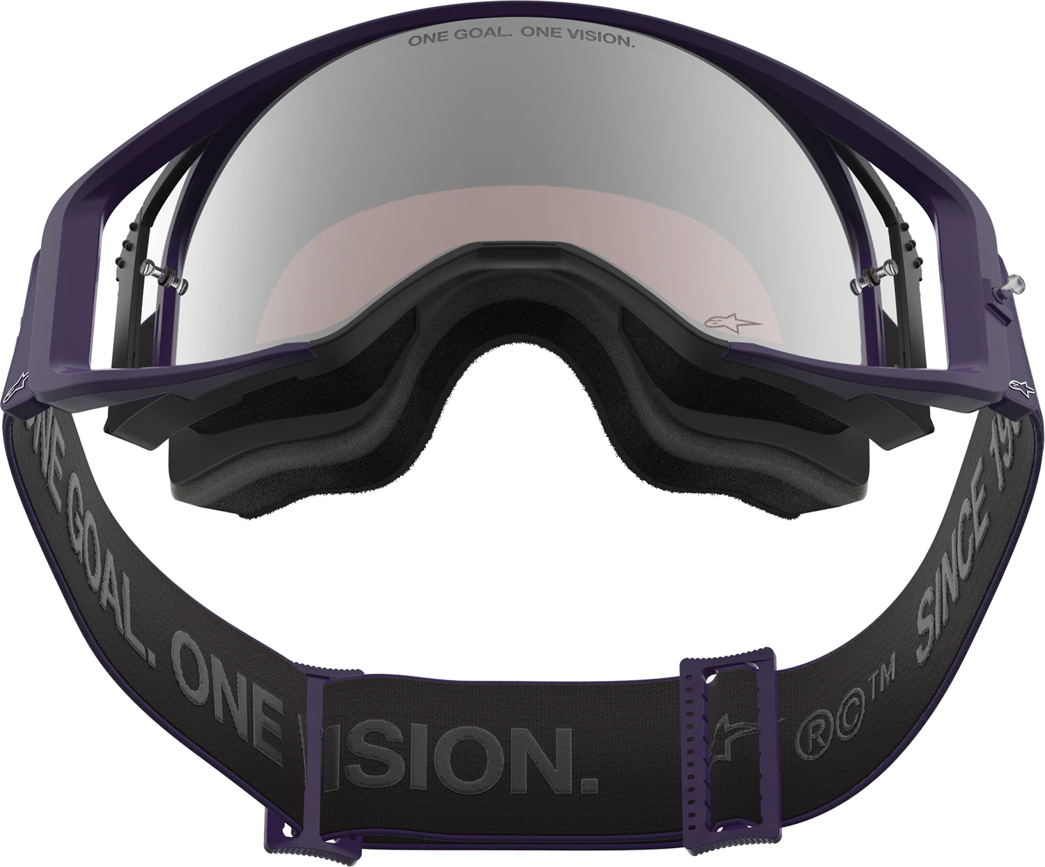 ALPINESTARS GOGGLES Supertech Goggle - Hunta 96 XXV - Purple/White - Silver Mirror Lens 5101226-3168 - Image 10