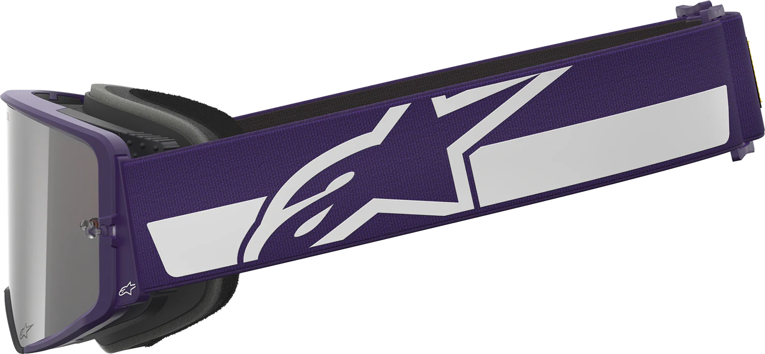 ALPINESTARS GOGGLES Supertech Goggle - Hunta 96 XXV - Purple/White - Silver Mirror Lens 5101226-3168 - Image 3