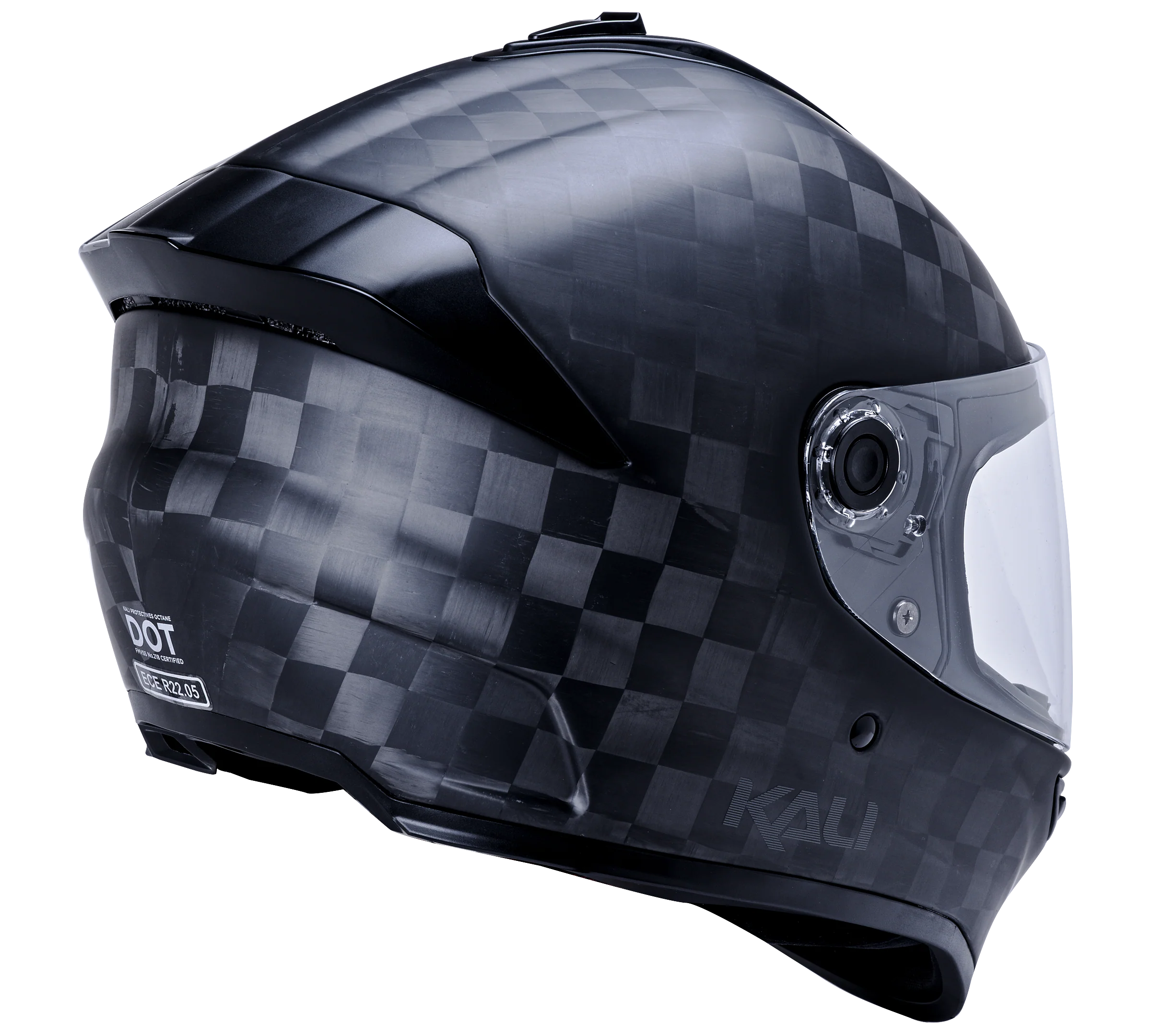 Kali Protectives Octane Carbon Street Motorcycle Helmet - Image 3