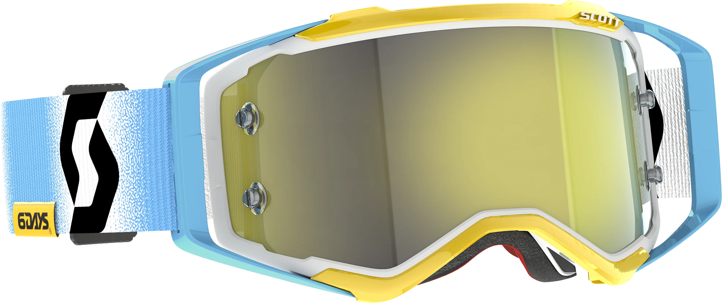 Scott Prospect 6 Days Le Goggle 2023 Argentina Wht/Blu Ylw Chrome W - Image 3