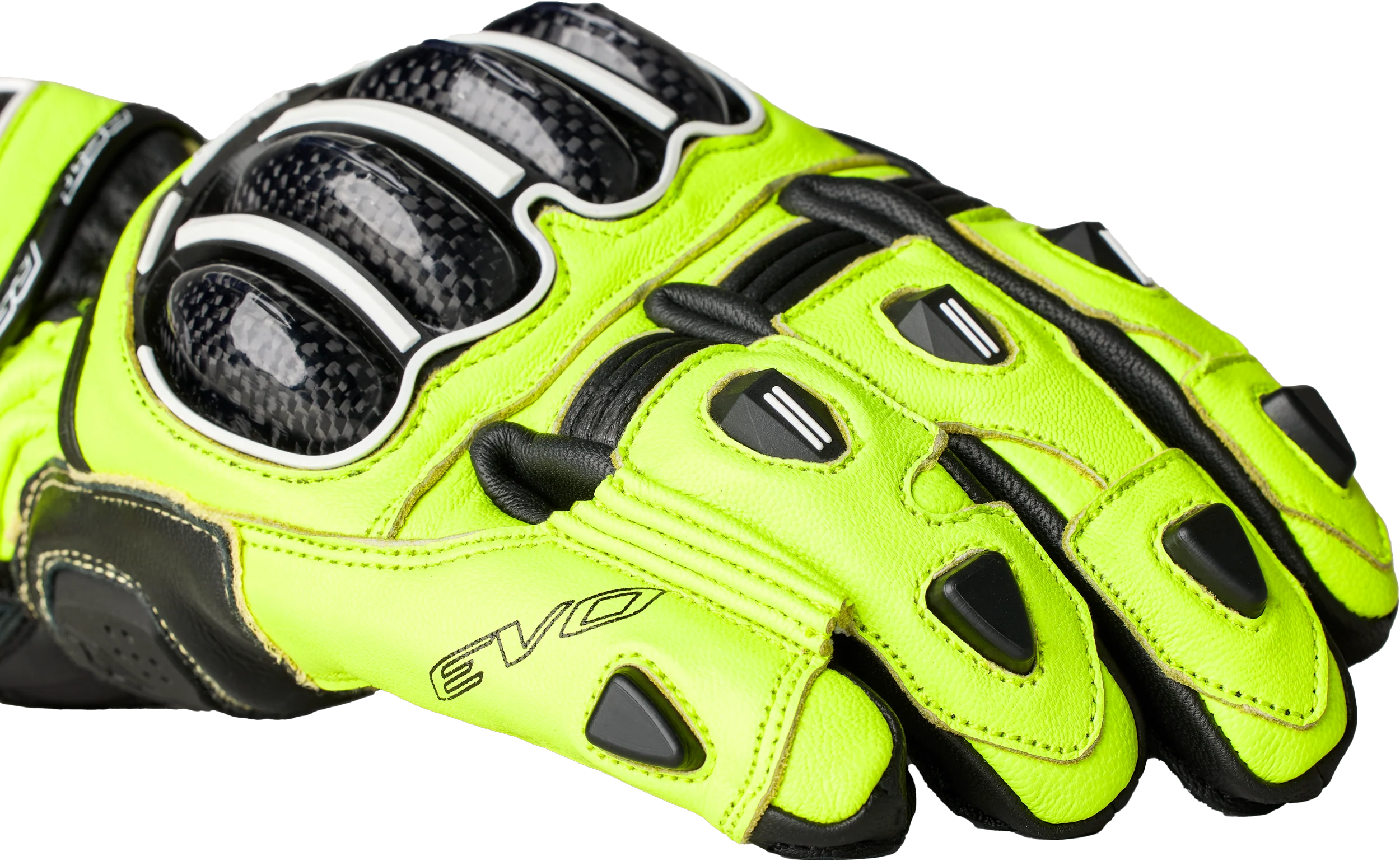 RST Tractech Evo 4 Ce Glove Neon Yellow/Black/Black Sm - Image 3
