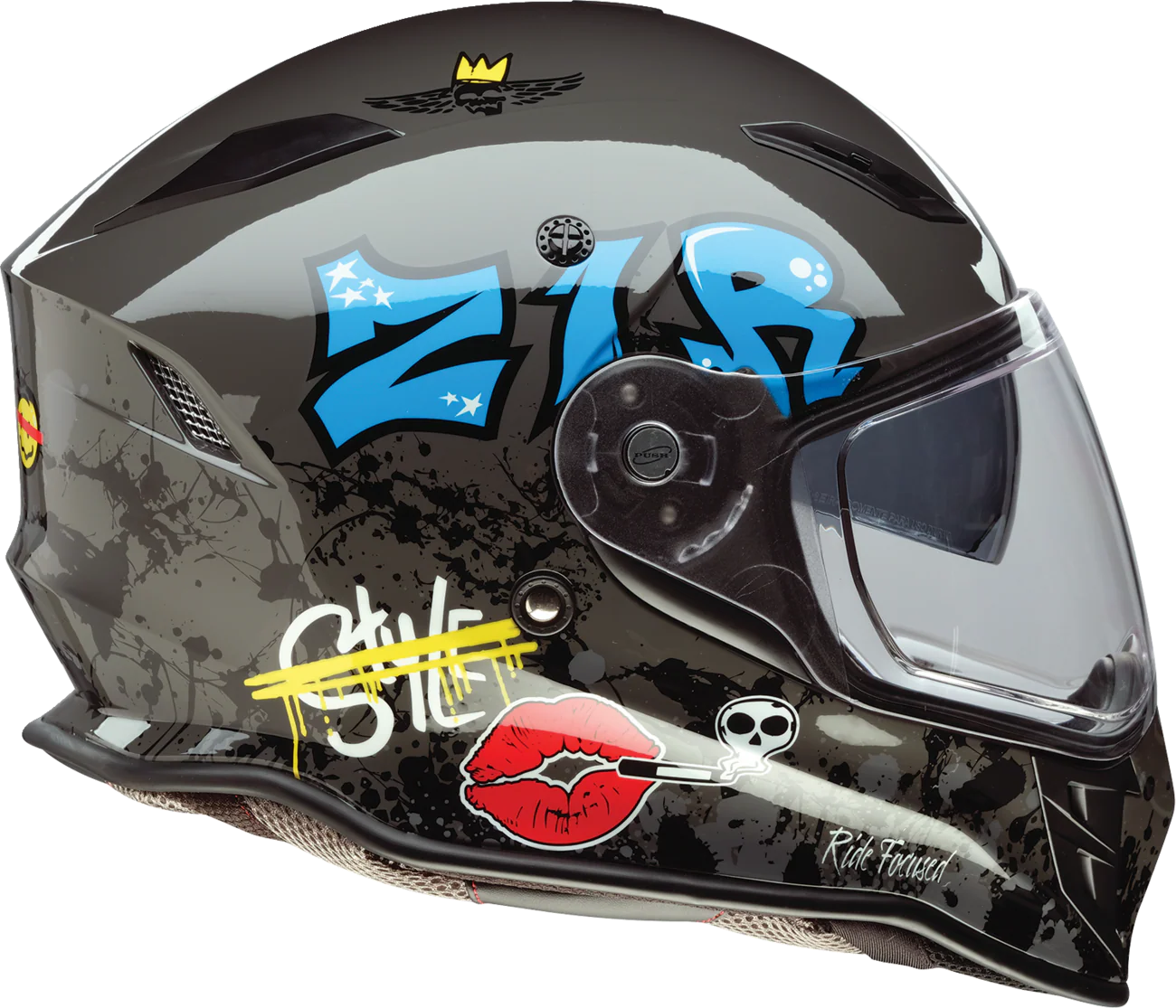 Z1R Nemesis Helmet - Distro - Gray - Image 4