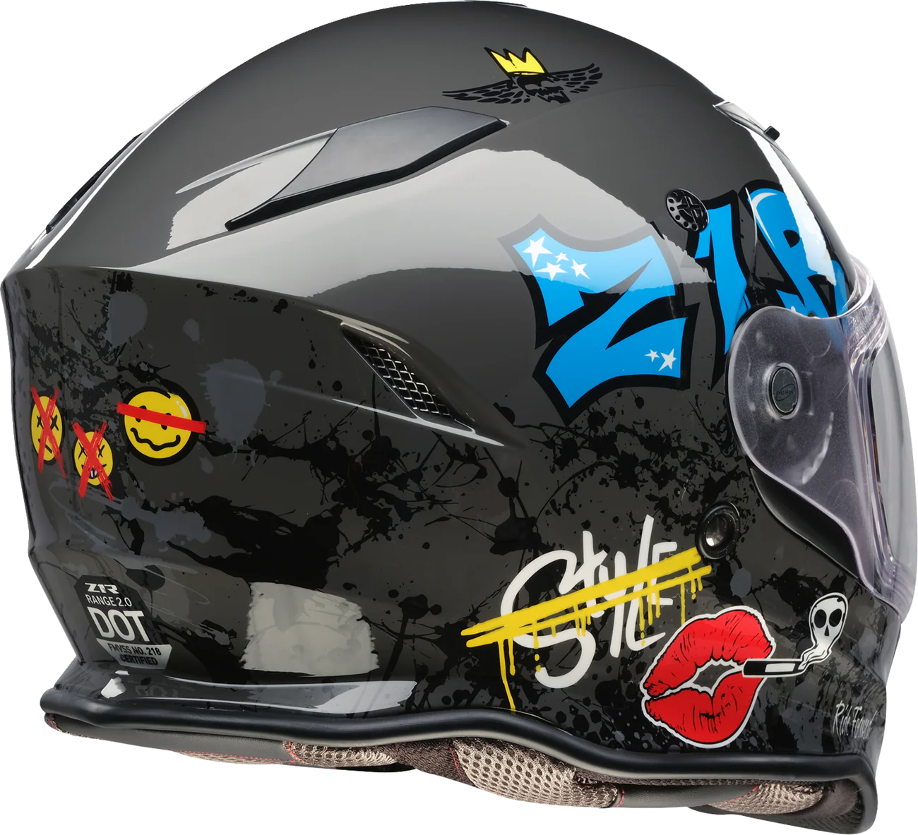 Z1R Nemesis Helmet - Distro - Gray - Image 5